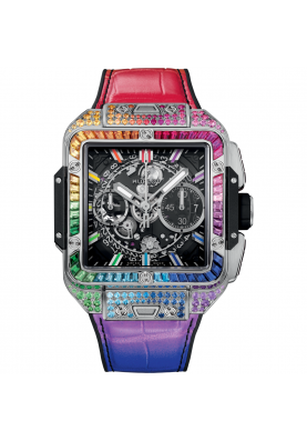 Hublot Square Bang Unico Titanium Rainbow 42 mm 821.NX.0117.LR.0999