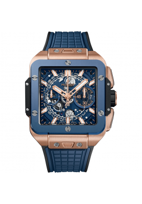Hublot Square Bang Unico King Gold Blue Ceramic 42 mm 821.OL.5180.RX