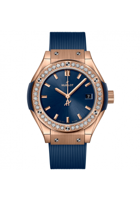 Hublot Classic Fusion King Gold Blue Diamonds 29 mm 591.OX.7180.RX.1204