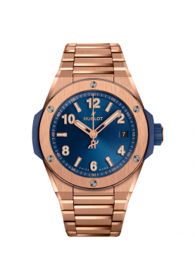 Hublot Big Bang Integrated Time Only King Gold Blue 38 mm 457.OX.7180.OX