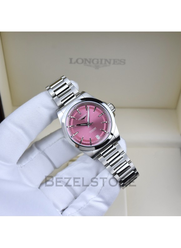 Longines Conquest Ladies Watch Pink 34 mm L3.430.4.99.6