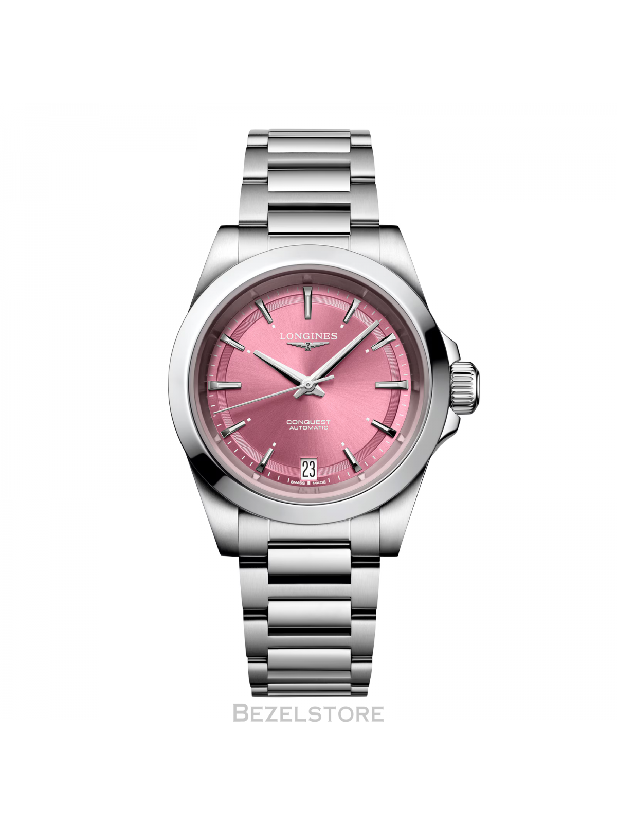 Longines Conquest Ladies Watch Pink 34 mm L3.430.4.99.6