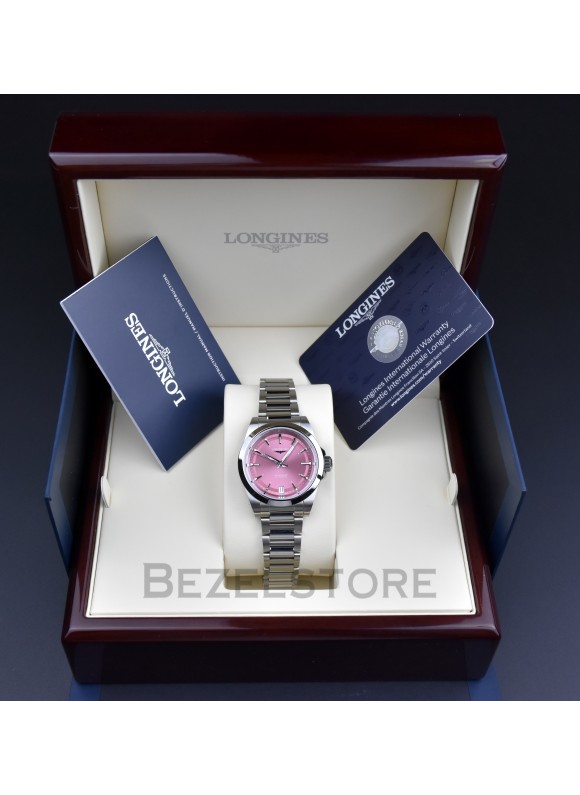 Longines Conquest Ladies Watch Pink 34 mm L3.430.4.99.6