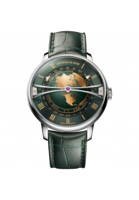 Arnold & Son Globetrotter Steel 42 mm 1WTBS.F01A.C1242S