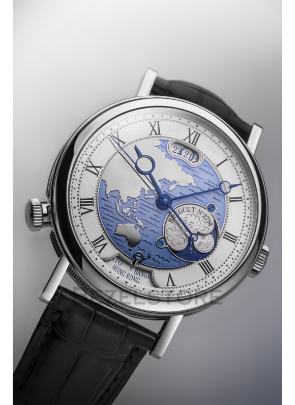 Breguet Classique Hora Mundi Asia 43 mm 5717PT/AS/9ZU