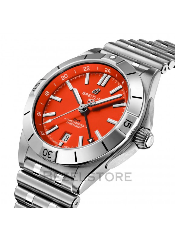 Breitling Chronomat Automatic GMT NFL Cincinnati Bengals Edition 40 mm A32398C21O1A1