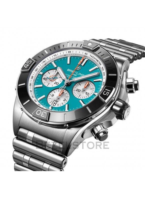 Breitling Super Chronomat B01 Chronograph NFL Miami Dolphins 44 mm AB01361C1L2A1