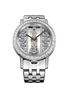 Corum Golden Bridge White Gold Baguette 43 mm B113/04470