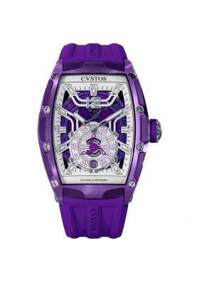 Cvstos Jetliner Thirty6 PS Purple Alu/White Dial/Purple MVT 36 mm A00103.3690002