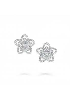 Серьги Graff Wild Flower Large Diamond Stud Earrings RGE1719