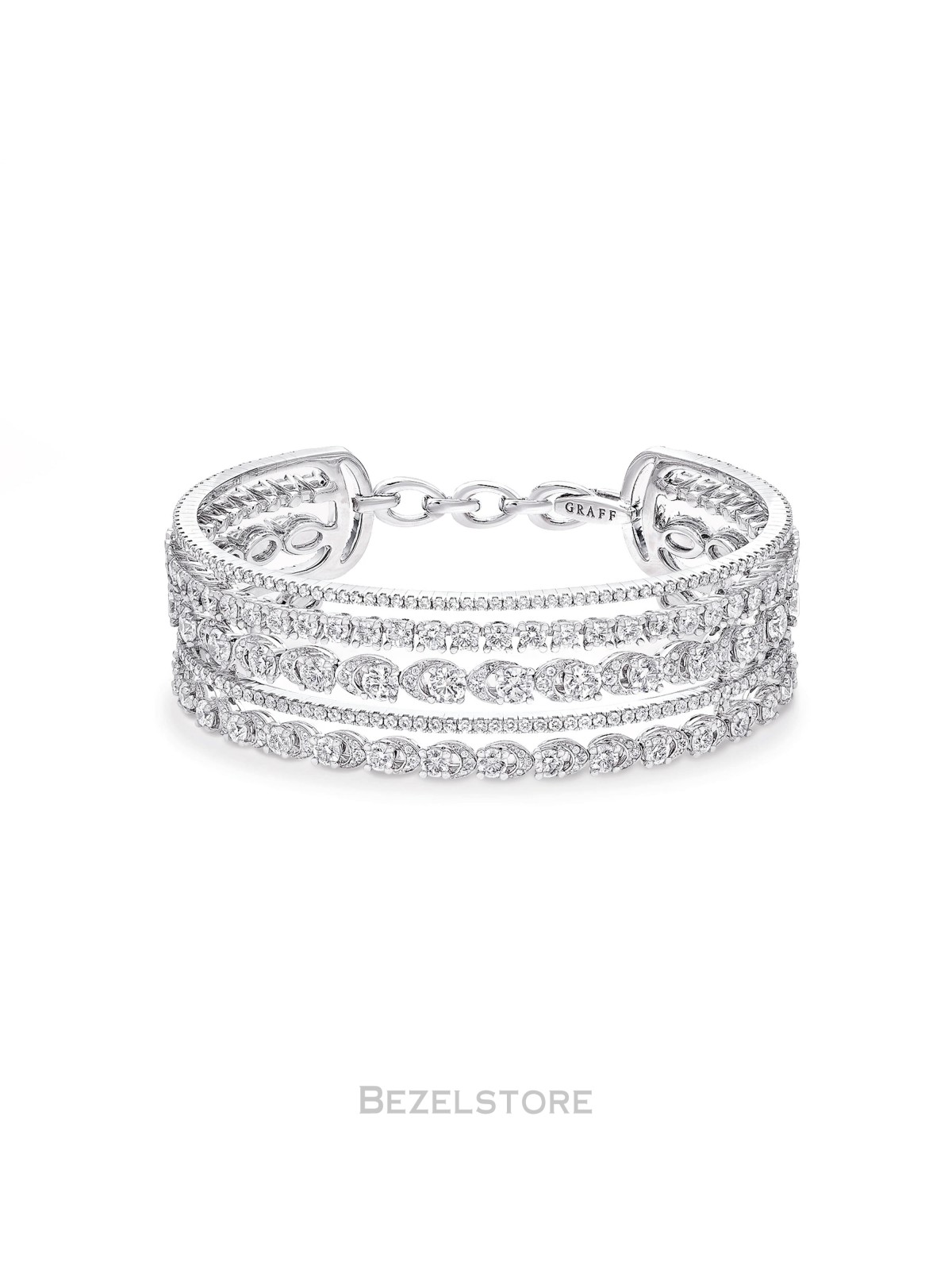 Браслет Graff Tribal Gateway Five Row Diamond Bangle RGB494