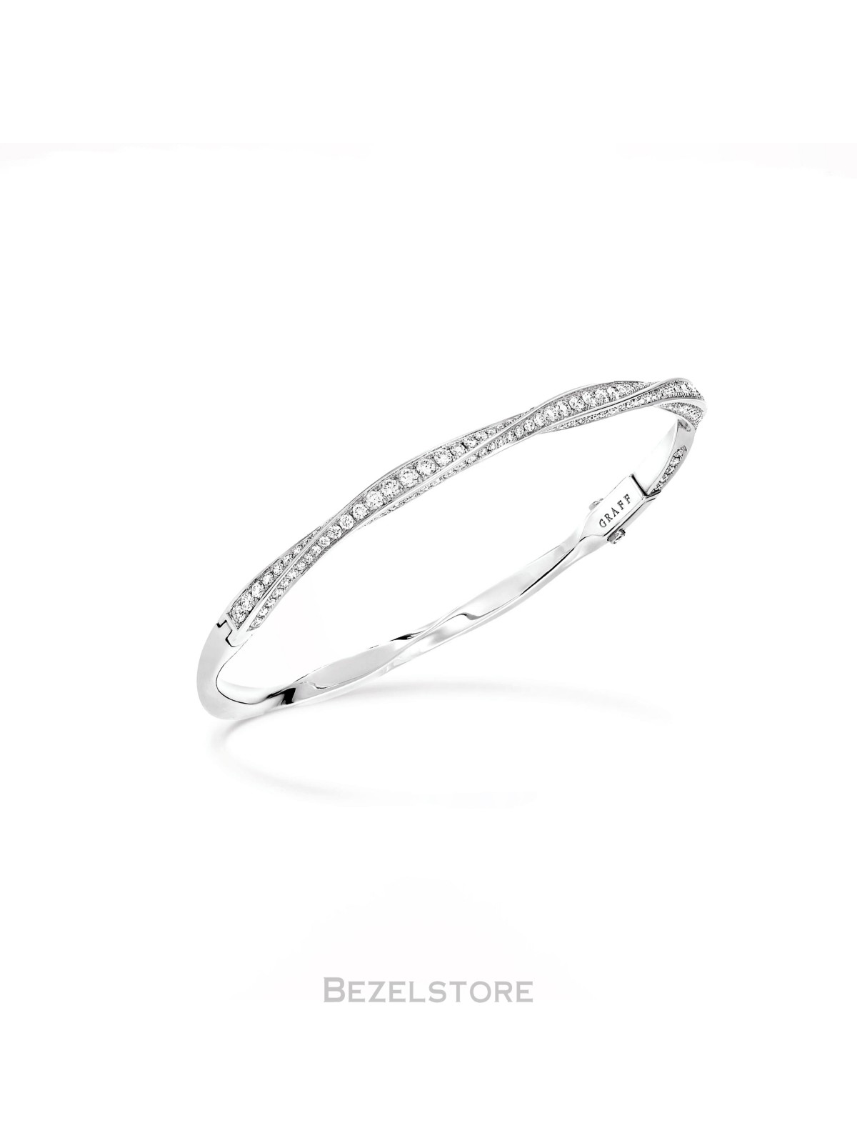 Браслет Graff Spiral Pave Diamond Bangle RGB351