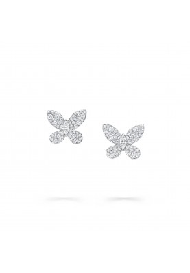 Серьги Graff Pave Butterfly Diamond Small Stud Earrings RGE1152