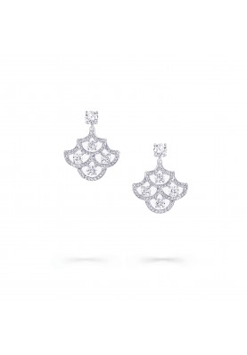 Серьги Graff Icon Silhouette Diamond Earrings RGE875