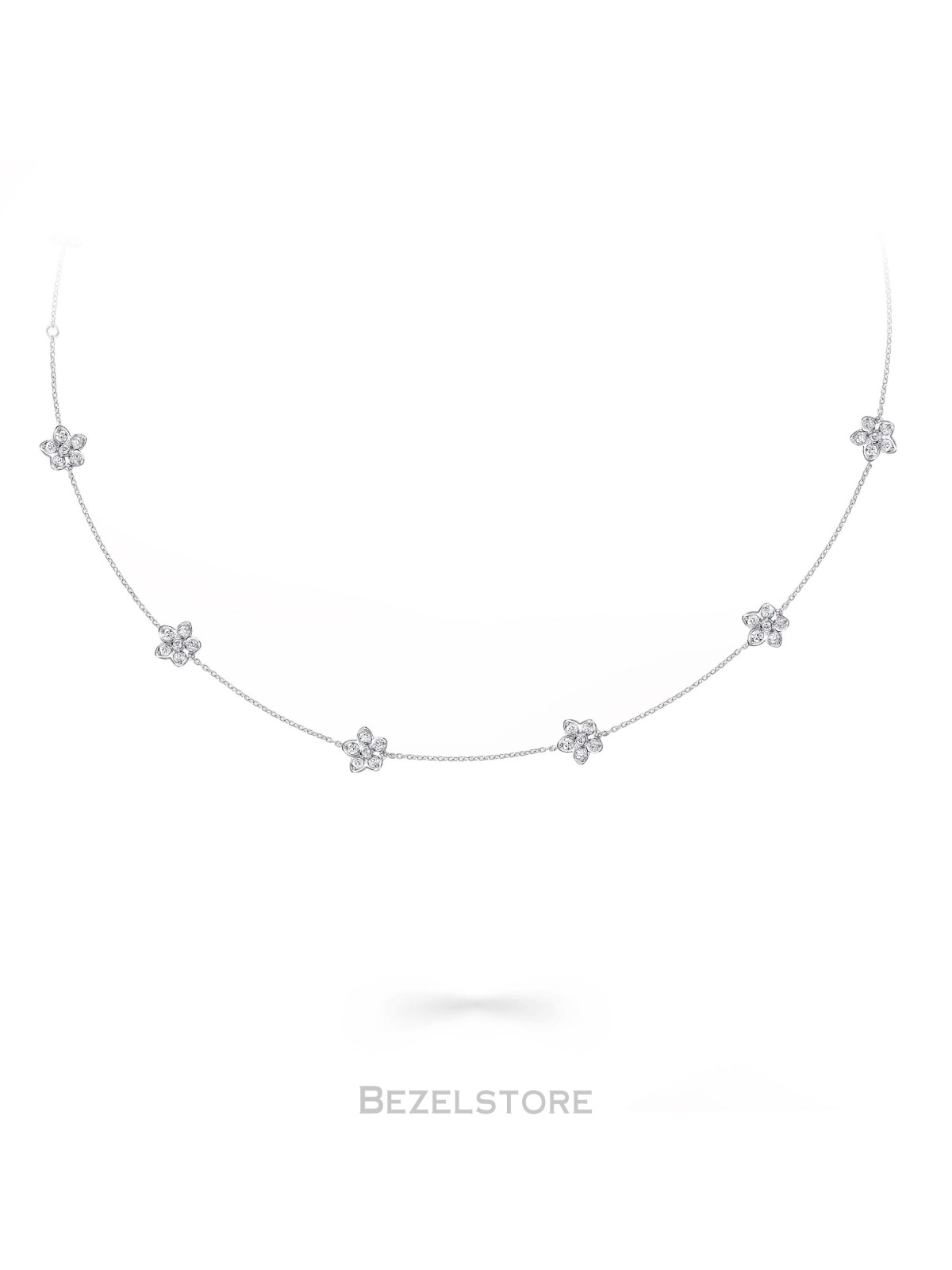 Колье Graff Wild Flower Petite Pave Diamond Necklace RGN834