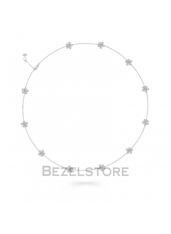 Колье Graff Wild Flower Petite Pave Diamond Necklace RGN834