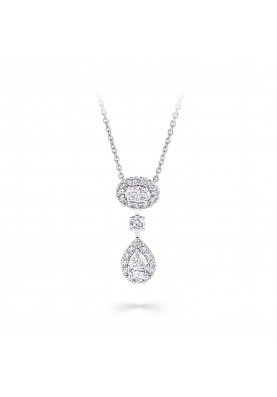 Колье Graff Icon Oval and Pear Shape Diamond Drop Necklace RGP769