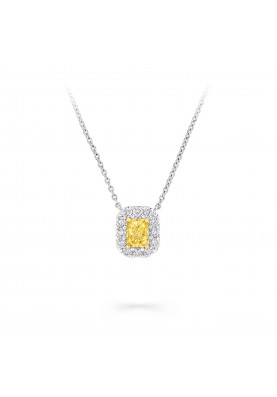 Подвеска Graff Icon Radiant Cut Yellow and White Diamond Pendant RGP845