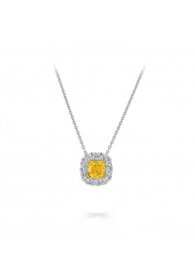 Подвеска Graff Icon Cushion Cut Yellow Diamond Pendant RGP845