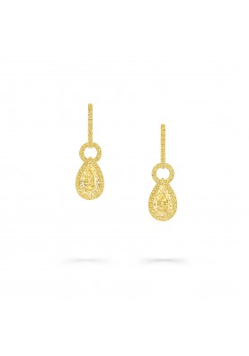 Серьги Graff Icon 8 Pear Shape Yellow Diamond Earrings RGE1986