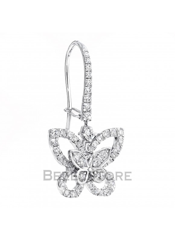 Серьги Graff Butterfly Silhouette Diamond Drop Earrings RGE1617