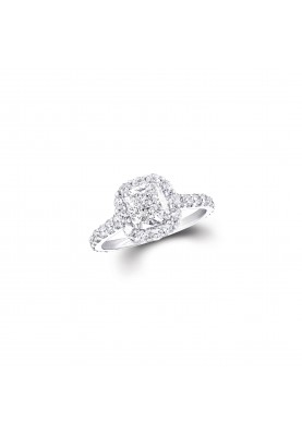 Кольцо Graff Icon Cushion Cut Diamond Engagement Ring RGR619