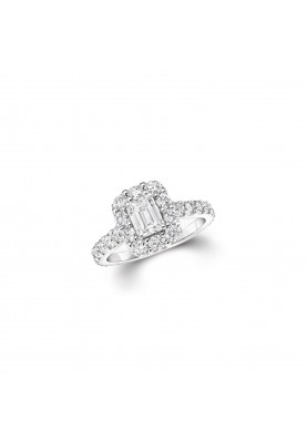Кольцо Graff Icon Emerald Cut Diamond Engagement Ring RGR619