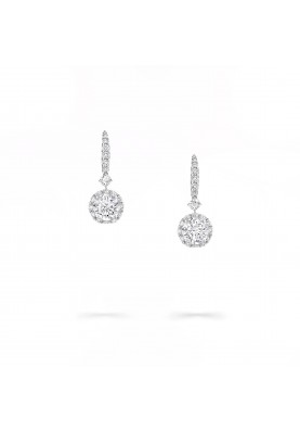 Серьги Graff Icon Round Diamond Earrings RGE1468