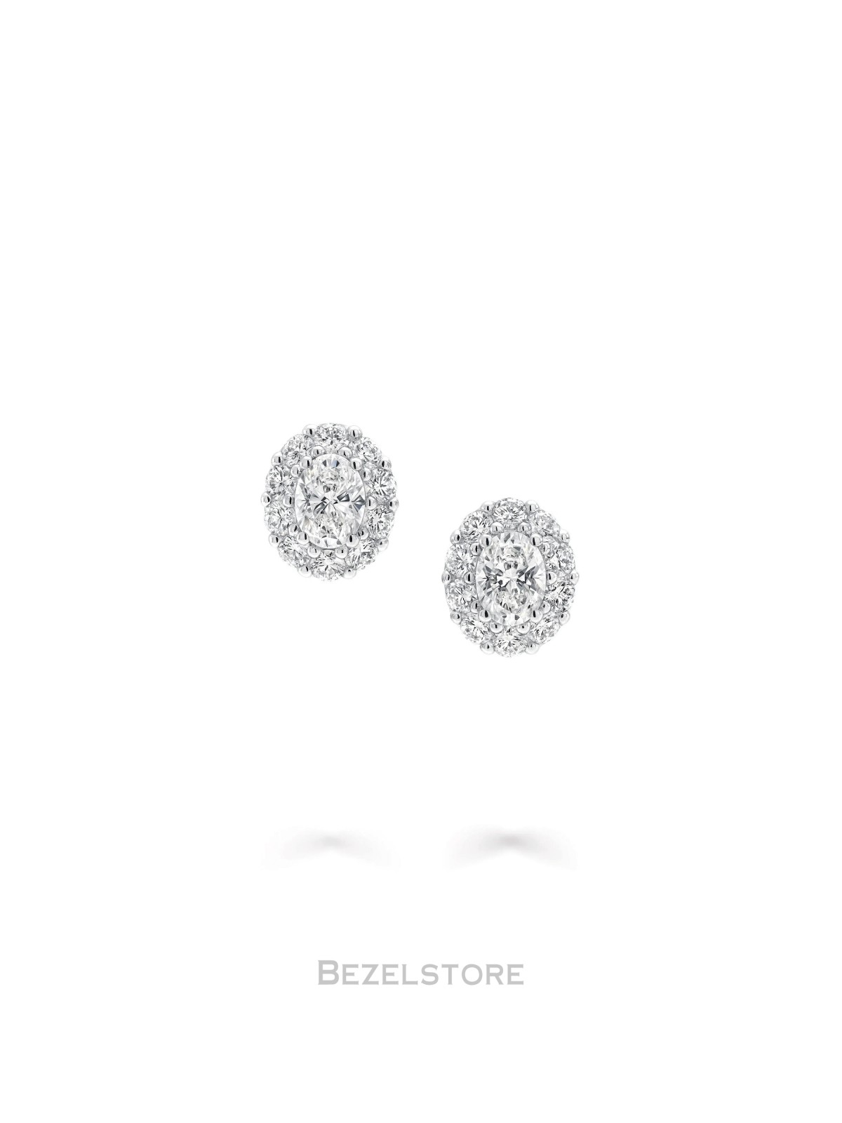 Серьги Graff Icon Oval Diamond Stud Earrings RGE1349