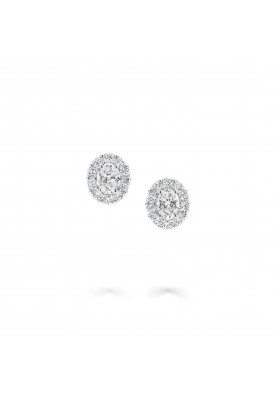 Серьги Graff Icon Oval Diamond Stud Earrings RGE1349