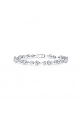 Браслет Graff Classic Round and Pear Shape Diamond Bracelet RGB119