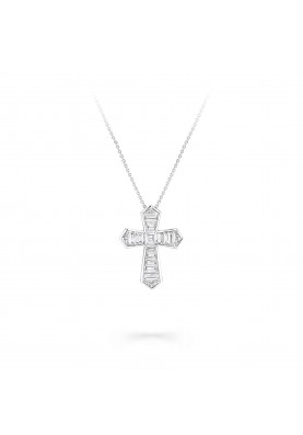 Подвеска Graff Classic Baguette Cut Diamond Cross Pendant RGP002