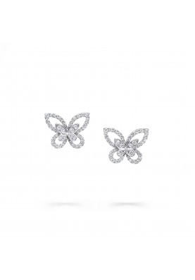 Серьги Graff Butterfly Silhouette Diamond Mini Stud Earrings RGE1574