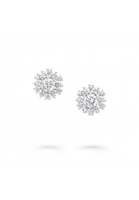 Серьги Graff Classic Round Diamond Cluster Stud Earrings RGE1185