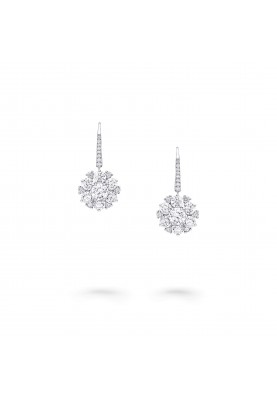 Серьги Graff Classic Round Diamond Cluster Earrings RGE1520