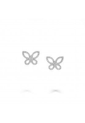 Серьги Graff Mini Butterfly Silhouette Diamond Earrings RGE1810