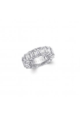 Кольцо Graff Classic Emerald Cut Diamond Wedding Band RGET040