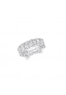 Кольцо Graff Classic Claw Set Oval Diamond Eternity Ring RGET045