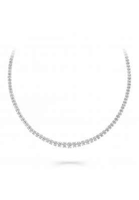 Колье Graff Classic White Oval Diamond Graduated Line Necklace RGN840