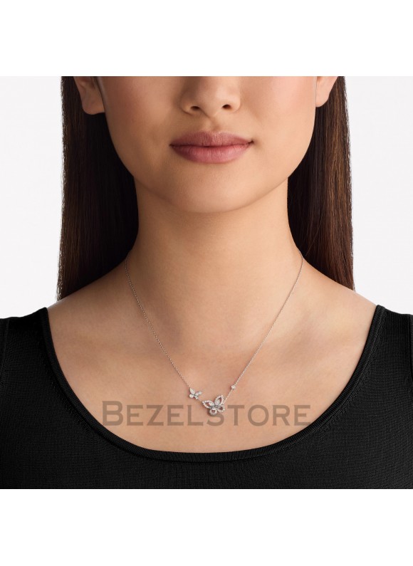 Подвеска Graff Double Butterfly Silhouette Diamond Pendant RGP745