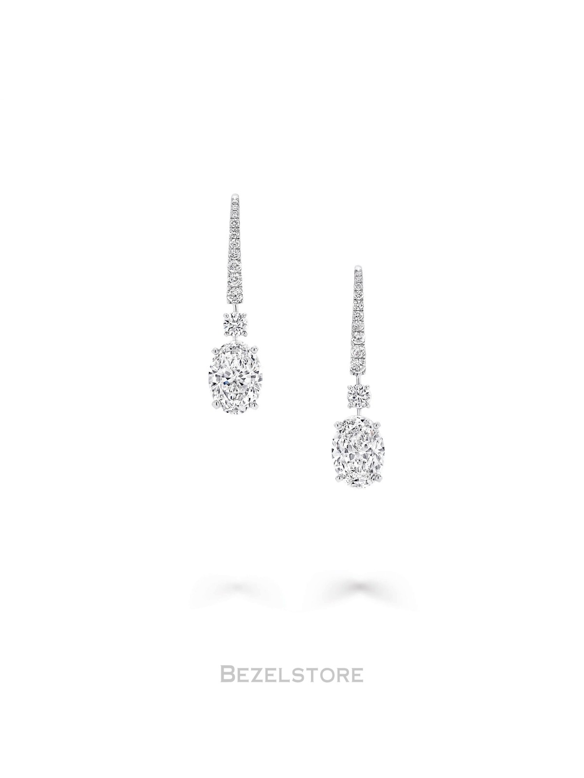 Серьги Graff Classic Oval Diamond Earrings OTSW01