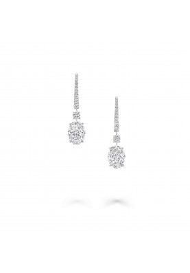 Серьги Graff Classic Oval Diamond Earrings OTSW01