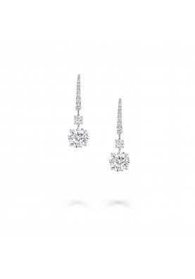 Серьги Graff Classic Round Diamond Solitaire Earrings RTSW01