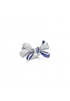 Кольцо Graff Tilda's Bow Double Knot Sapphire and Diamond Ring RGR595