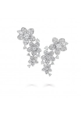 Серьги Graff Wild Flower Diamond Ear Climber Earrings RGE1736