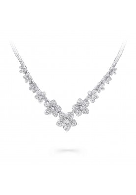 Колье Graff Wild Flower V Shape Diamond Necklace RGN756