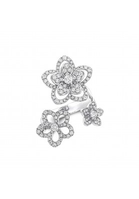 Кольцо Graff Wild Flower Triple Diamond Ring RGR841