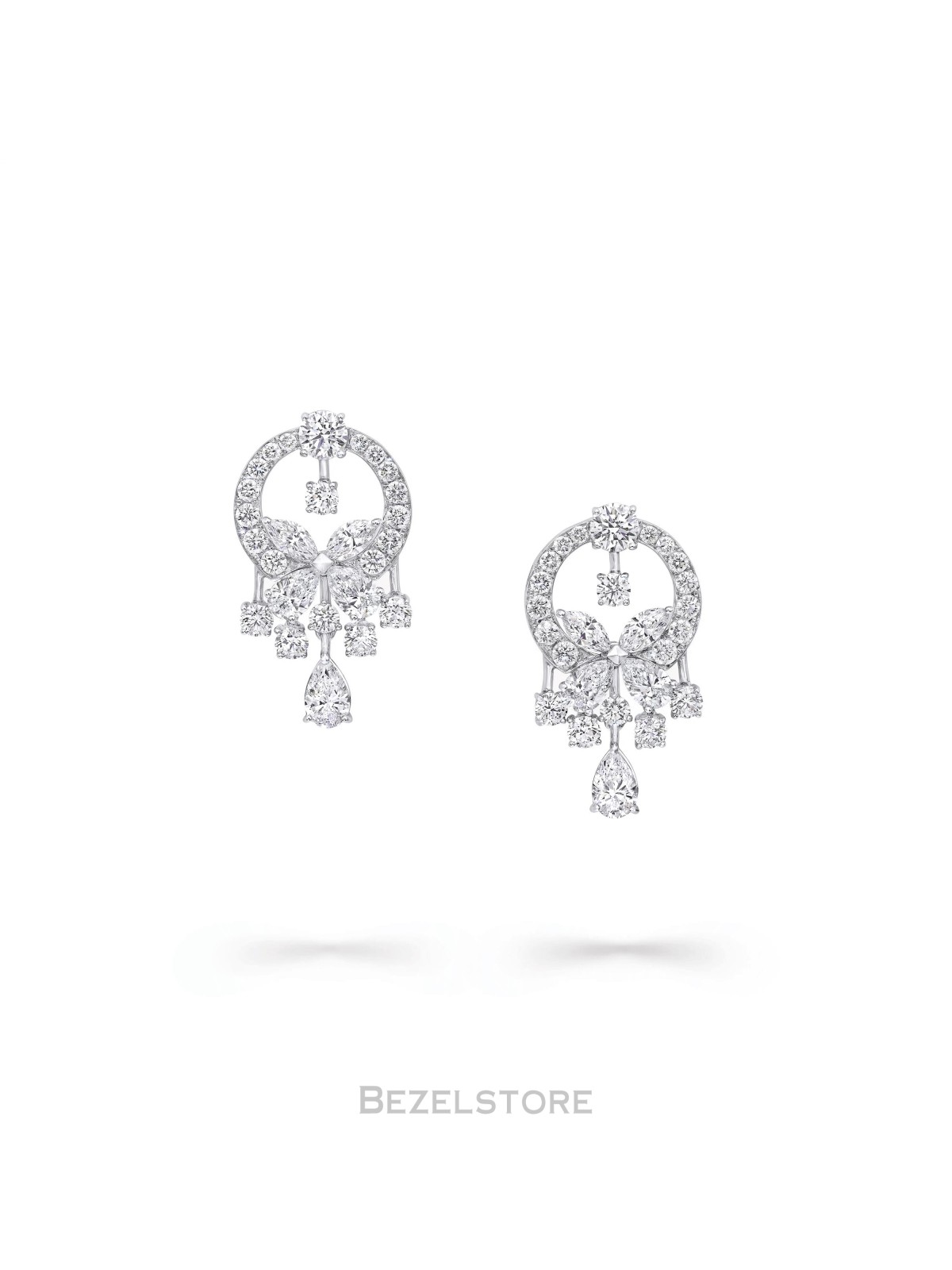 Серьги Graff Classic Butterfly Diamond Petite Earrings RGE596