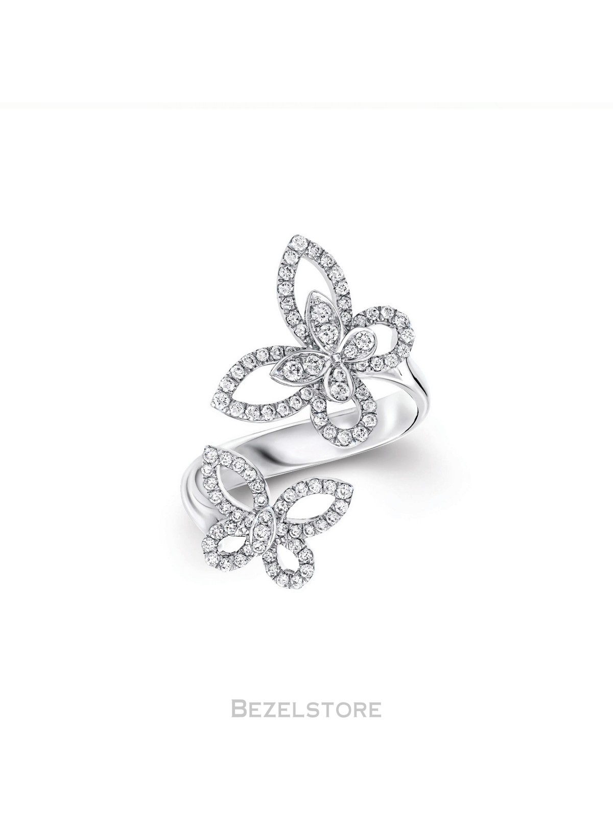 Кольцо Graff Double Butterfly Silhouette Diamond Ring RGR789