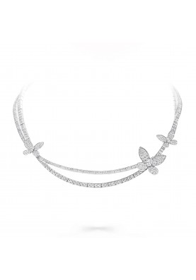 Колье Graff Pave Butterfly Diamond Necklace RGN764